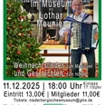 Plakat Weihnachten im Museum - Mitsingkonzert