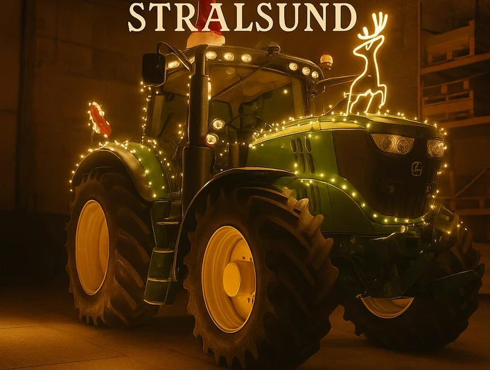 Weihnachtliche Lichterfahrt Stralsund