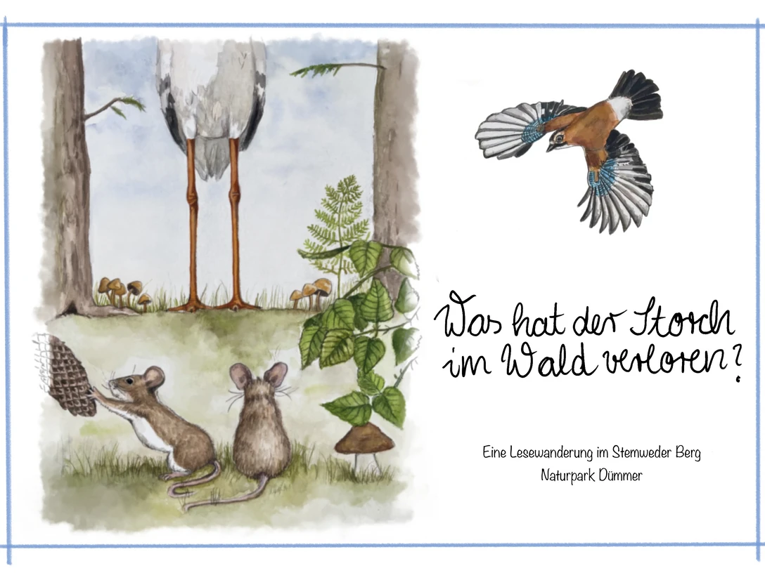 Was hat der Storch im Wald verloren