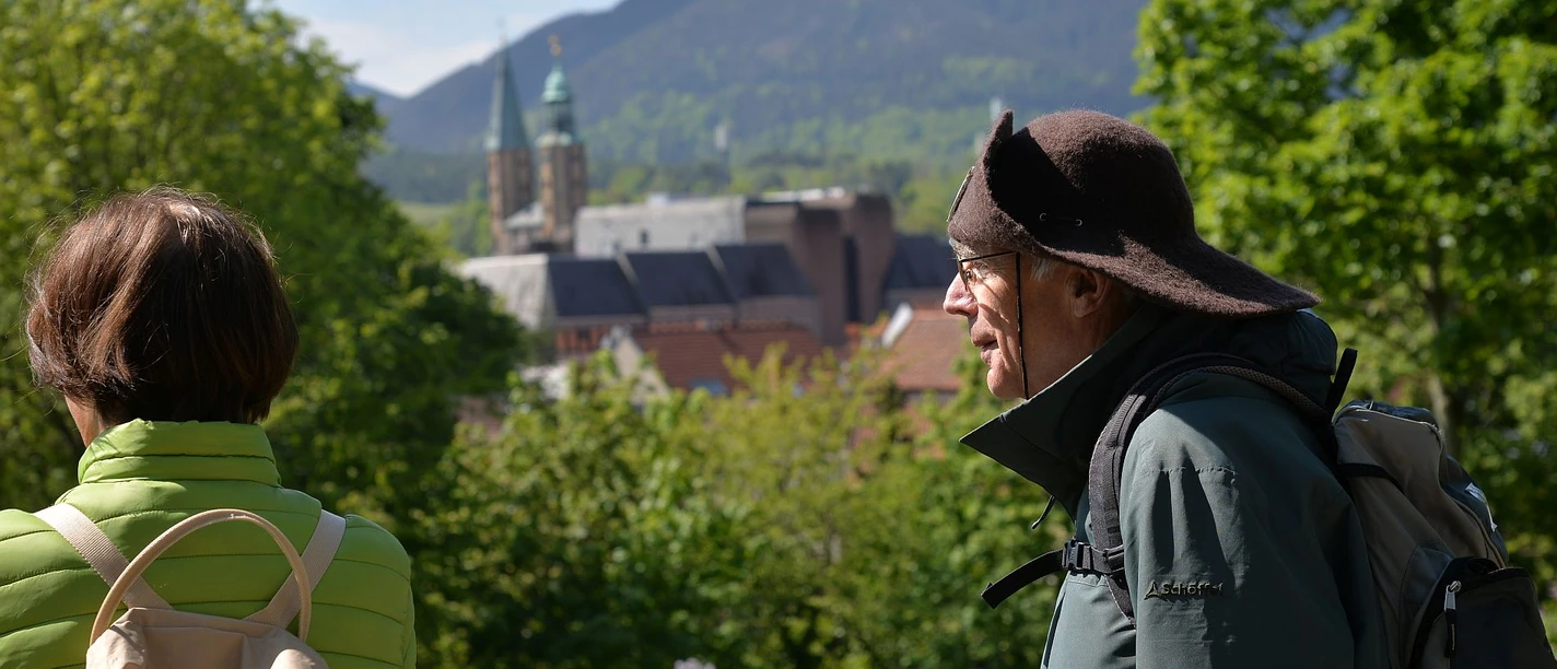 Klosterwanderweg - Blick vom Georgenberg Klosterwanderweg - Blick vom Georgenberg