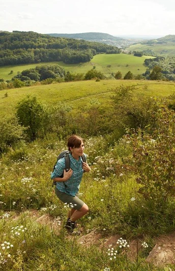 Anstieg Hammelsberg auf dem Panoramaweg Perl