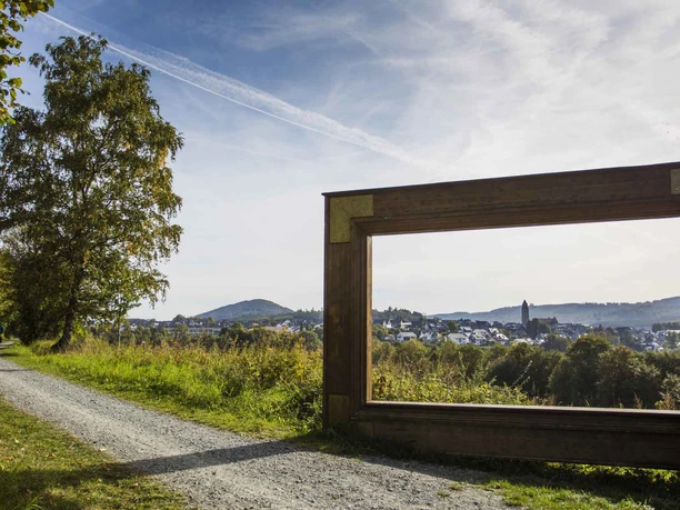 2. Station: "Rahmen" am Familienerlebnisweg Schmallenberg