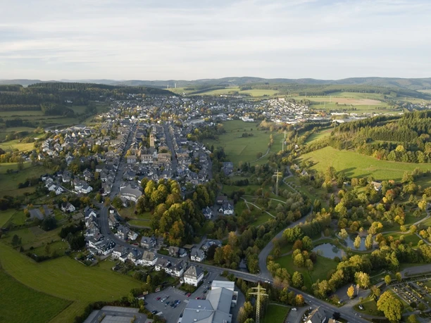 Luftaufnahme über Schmallenberg