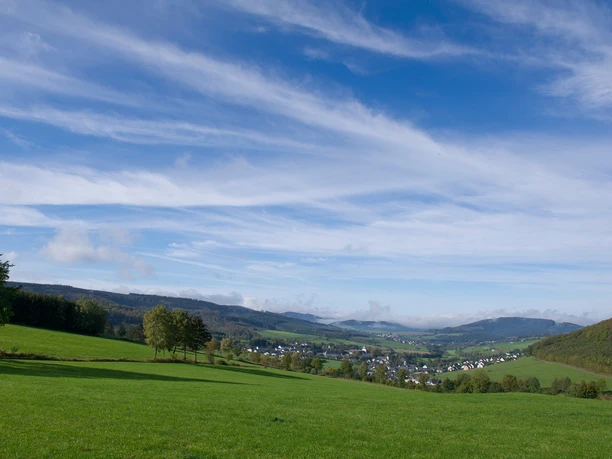 Blick über Grafschaft Grafschaft