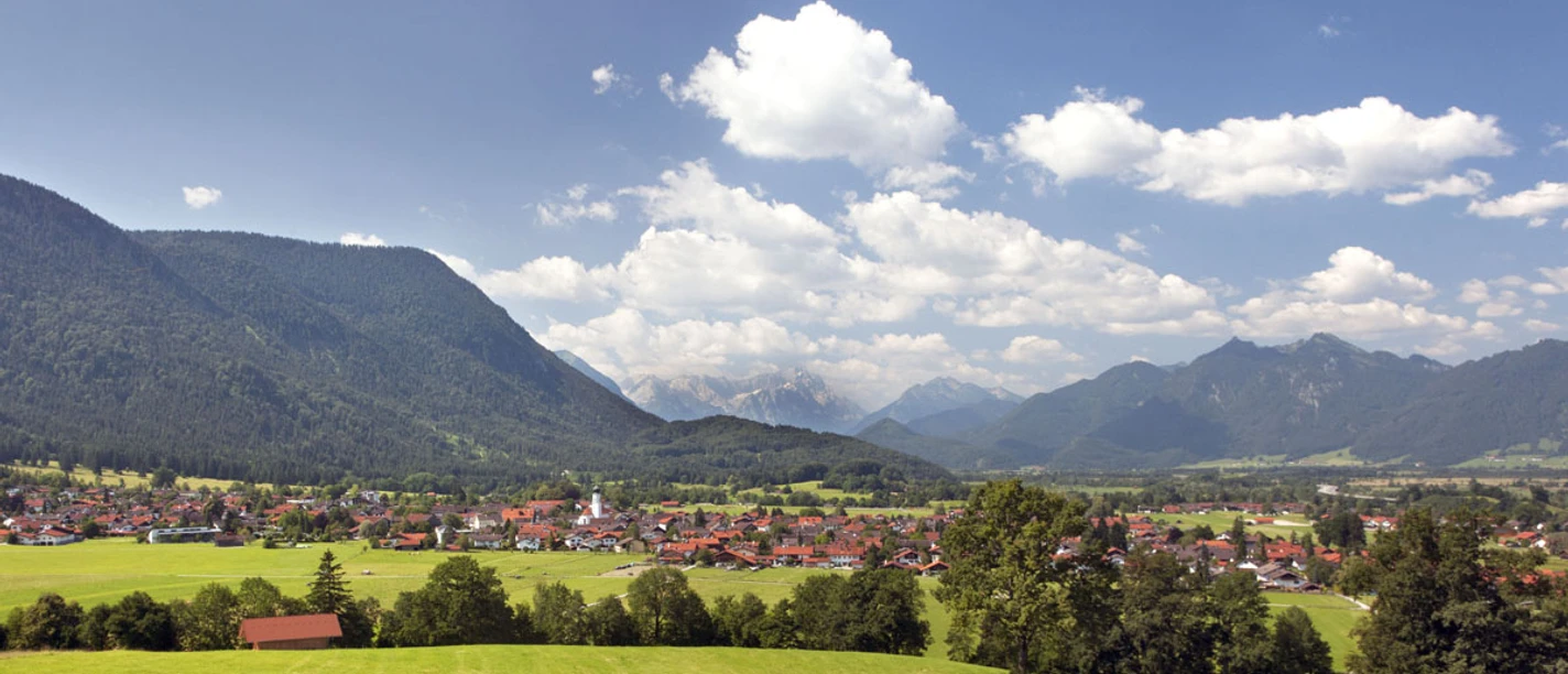 Wanderung - Bichelrain-Rundwanderweg - Blick auf Ohlstadt