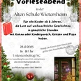 Vorleseabend in der Alten Schule Wietersheim