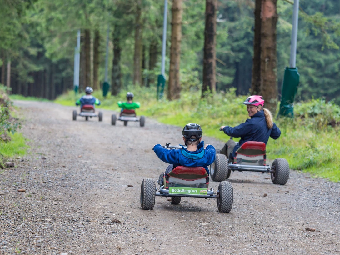 Bocksbergcarts auf dem Erlebnisbocksberg Bocksbergcarts auf dem Erlebnisbocksberg