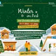Winter im Park mit Christkindlmarkt