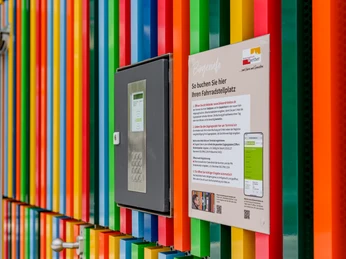 Fahrradbox an der Mobilstation