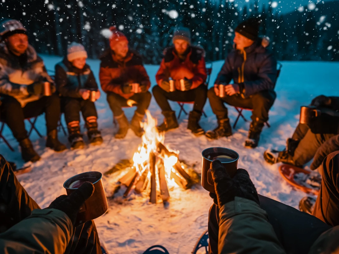 Schneeschuhtour Abend