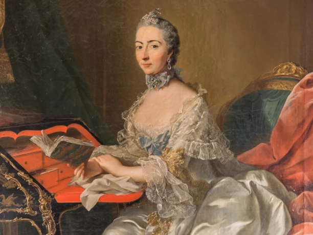 Fürstin Christiane Henriette zu Waldeck und Pyrmont (1725-1816), gemalt von Johann Heinrich Tischbein dem Älteren