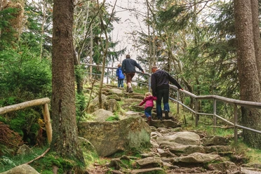 Aufstieg zur Achtermannsklippe