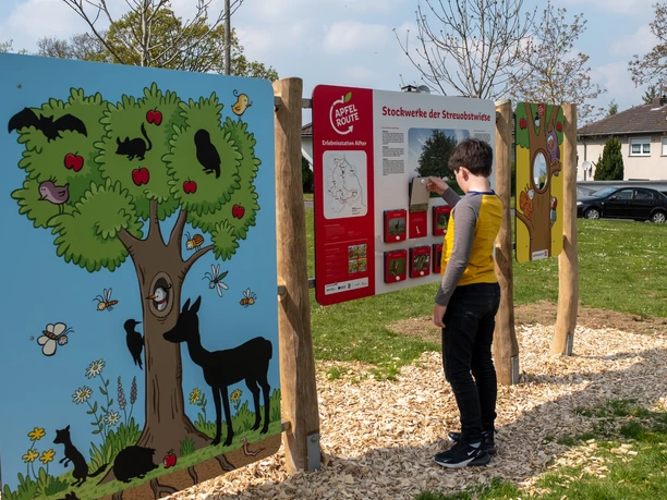 Erlebnisstation Apfelroute, Spielplatz am Wasserturm, ALfter