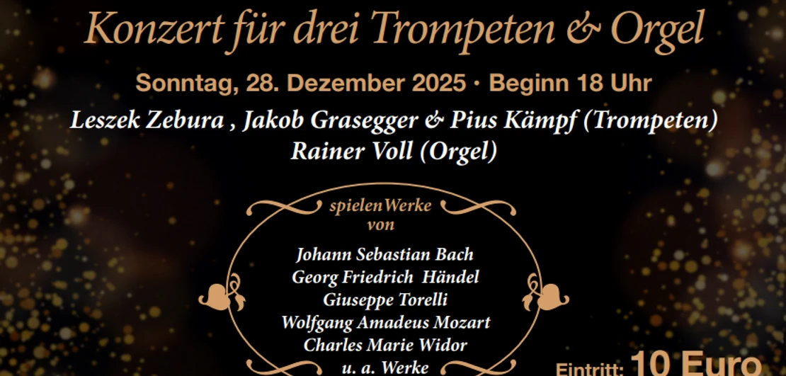 Konzert für 3 Trompeten & Orgel