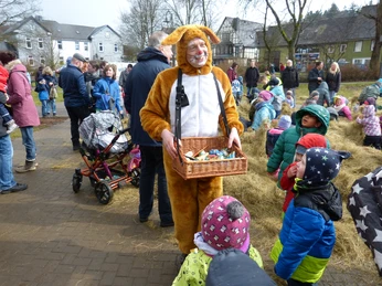 Osterhase auf der Gerichtswiese Hilchenbach