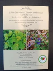 Flyer Essbare Wildpflanzen
