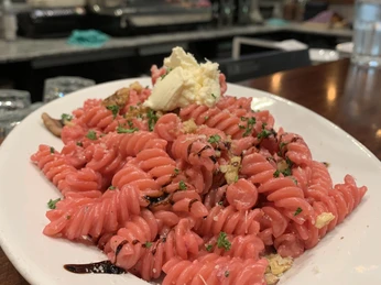 Pasta at Taburettli Lucerne