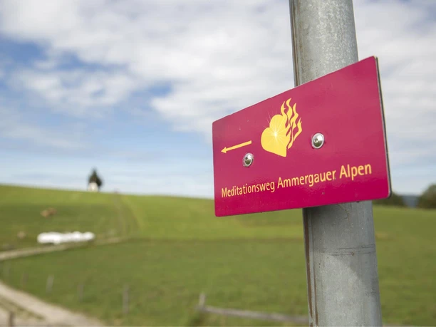 Meditationsweg Markierung