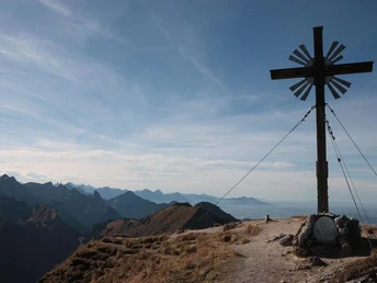Am Gipfel der Großen Klammspitze