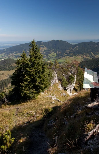Auf dem Weg zum Pürschling - Hüttenwanderung - Hüttenwoche Ammergauer Alpen