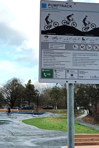 Die Pumptrackanlage in Salzgitter-Gebhardshagen