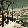 (c) Pieter Breughel der Ältere Die Jäger im Schnee 1565 Öl auf Leinwand 117 cm 162 cm. Kunsthistorisches Museum Wien.jpg