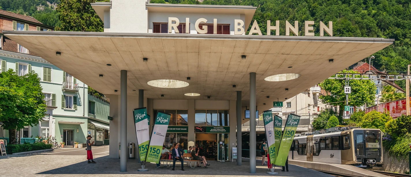 Rigi Bahnen Station Vitznau