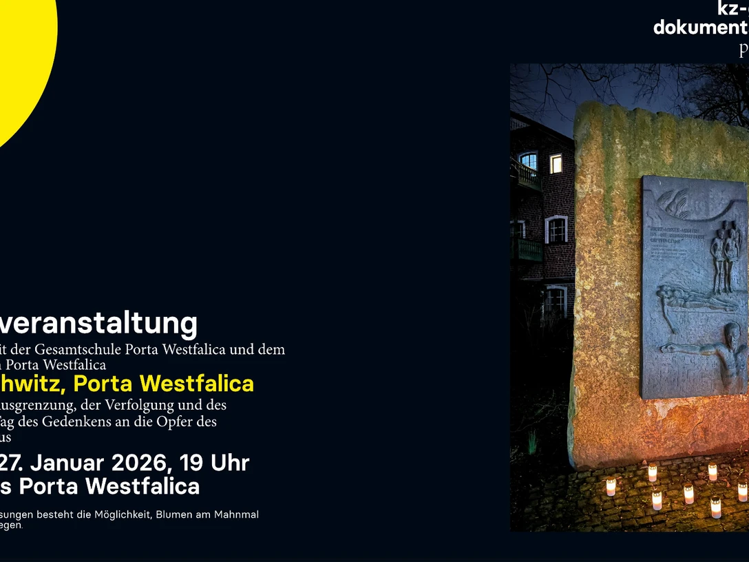 Porta Westfalica Gedenktag Januar 2026 Porta Westfalica Gedenktag Januar 2026