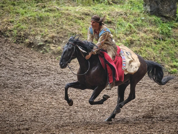 Elspe Festival Winnetou reitet
