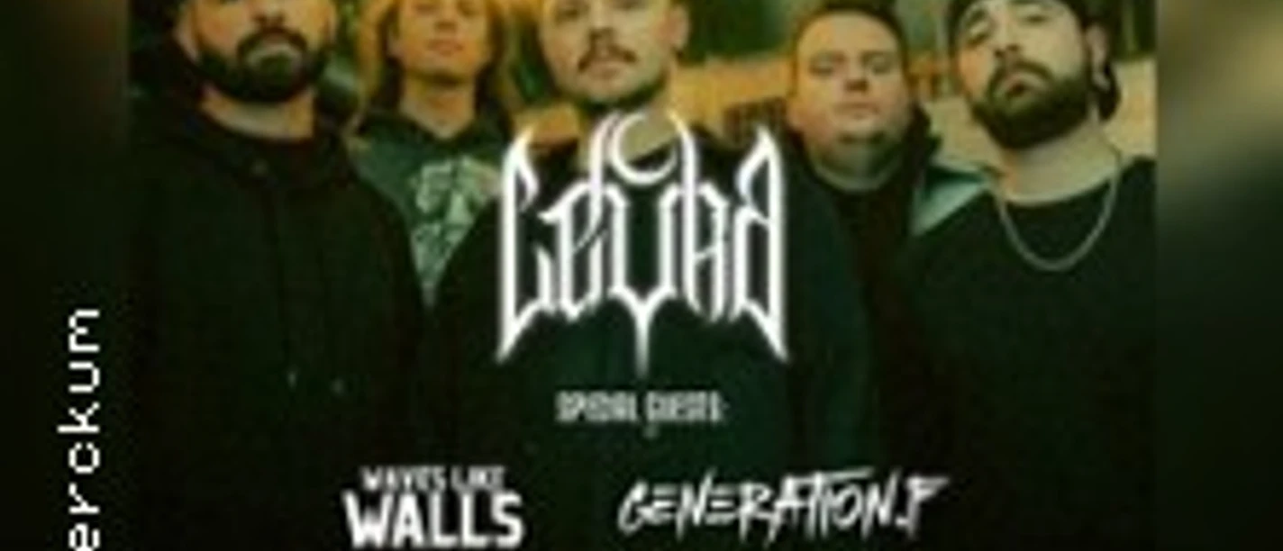 Poster mit fünf Musikern und Tourinfos der Road to Dystopia