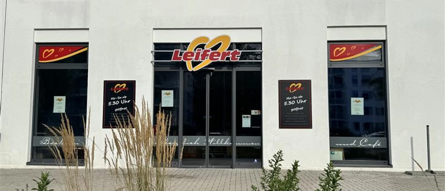 Bäckerei Leifert Lessingpark Frontansicht Bäckerei Leifert