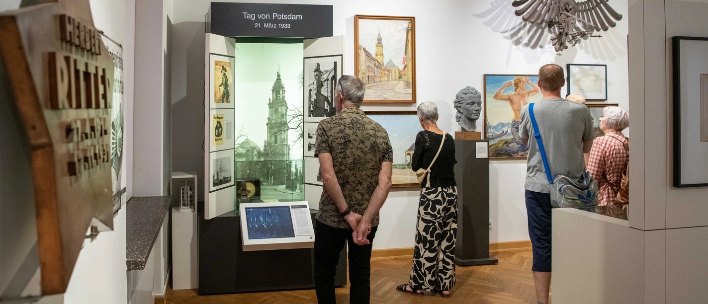 Blick in die stadtgeschichtliche Ausstellung Blick in die stadtgeschichtliche Ausstellung im Potsdam Museum