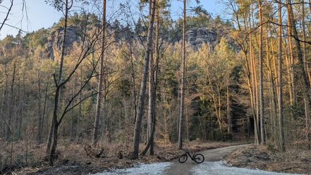 Radroute am Großen Bärenstein