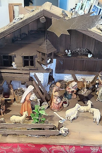 Krippe in der Tourist-Information Oberau