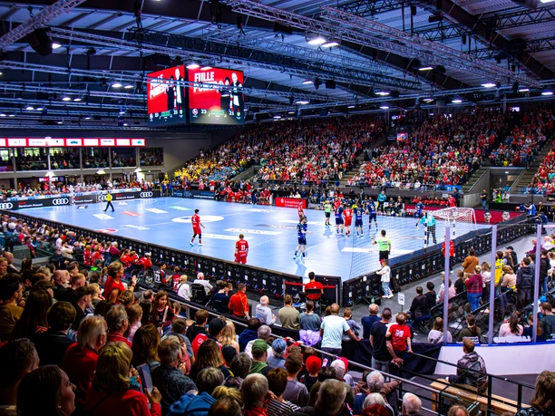 Handball Bundesliga in der Probonio Arena in Kassel Handball Bundesliga in der Probonio Arena in Kassel