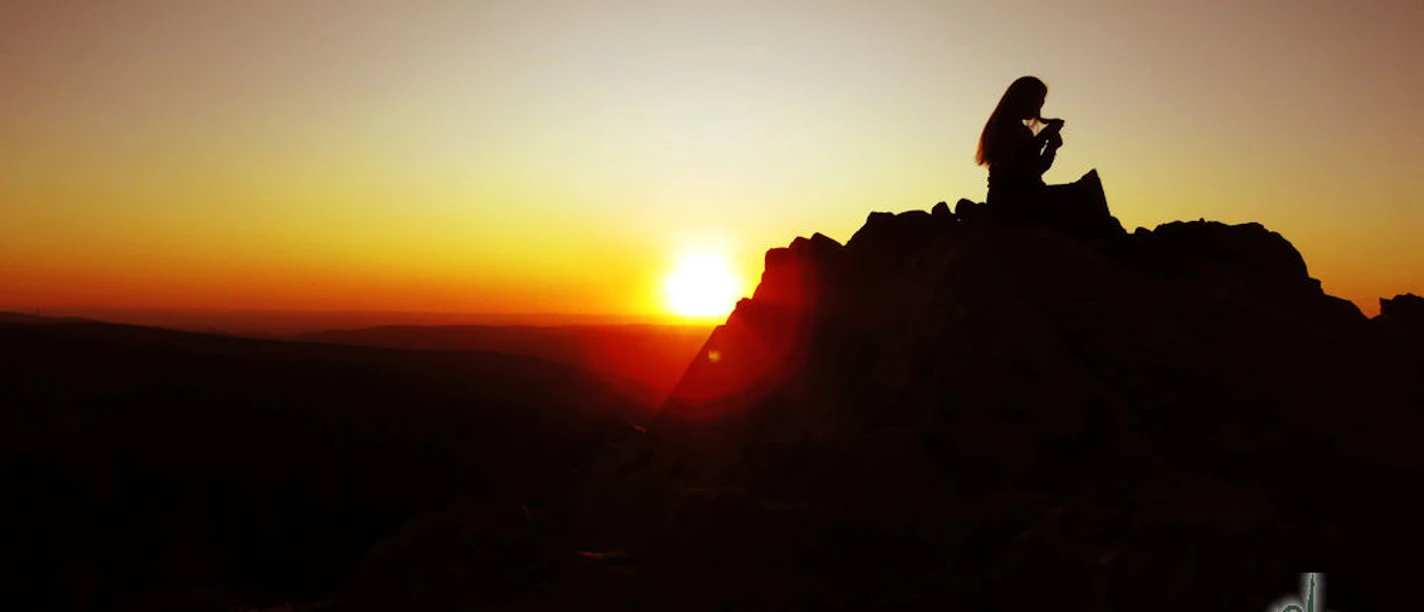 Sonnenuntergang im Harz