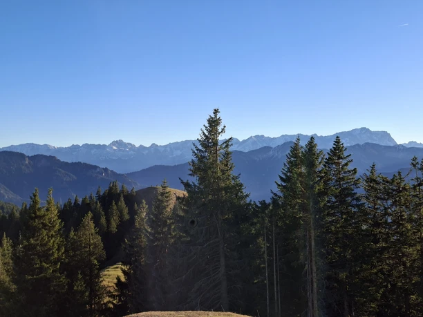Hinteres Hörnle - Blick Richtung Zugspitze