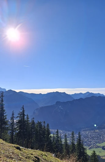 Blick vom Großen Aufacker - Naturpark Ammergauer Alpen