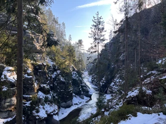 Kirnitzschtal im Winter