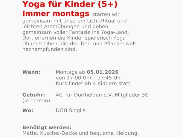 Kinderyoga