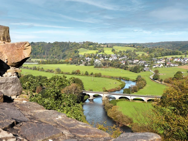 Aussicht von Burganlage Blankenberg