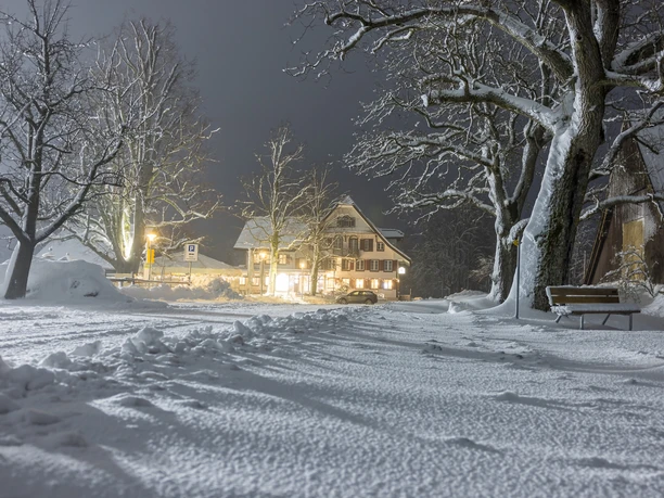Alpwirtschaft Horben im Winter