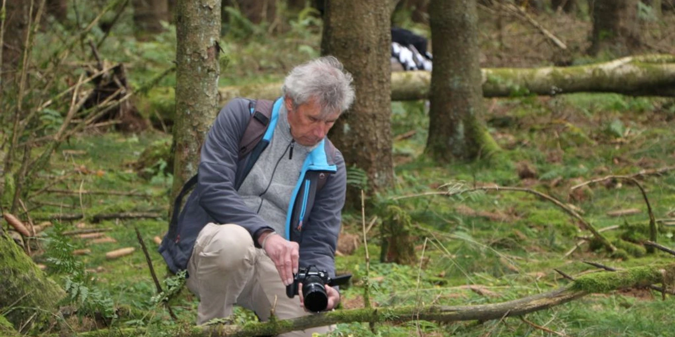 Dietmar Voorwold beim Fotografieren