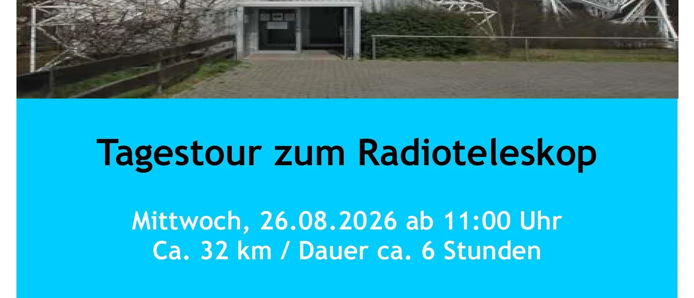 Plakat Geführte E-Bike Einsteigertour 26.08.2026