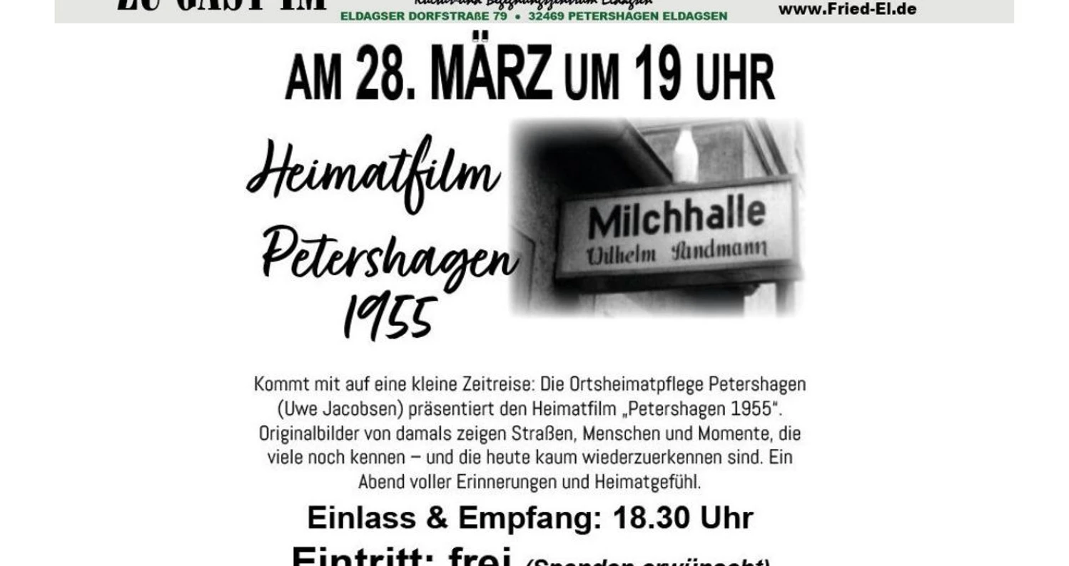 Heimatfilm Petershagen 1955