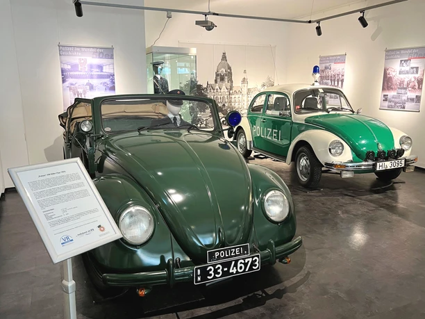 Police vehicles in the police museum