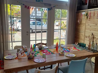 Kindergeburtstag im Café Querfeldein in Marienfeld