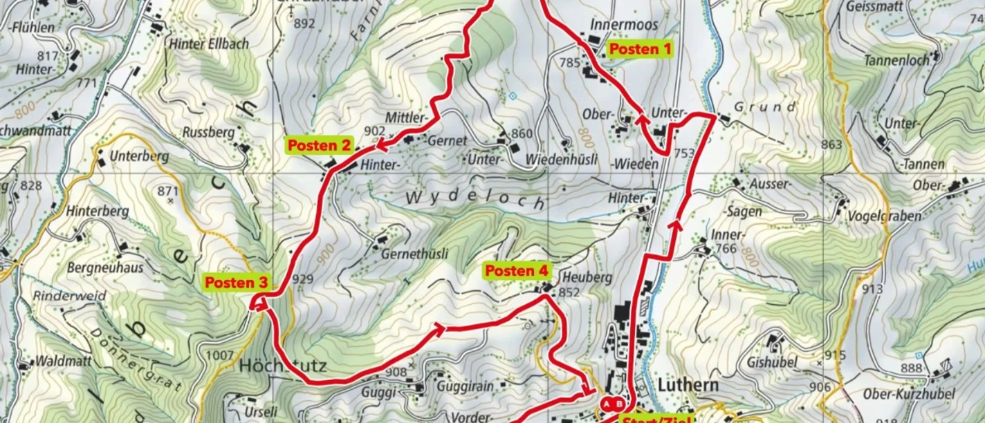 Route Wild Genuss Wanderung