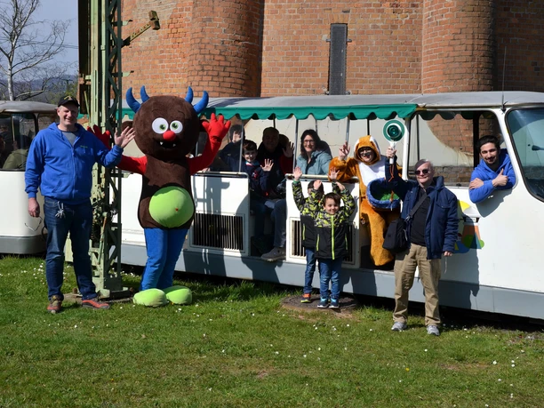 Feldbahnfahrt Ostern