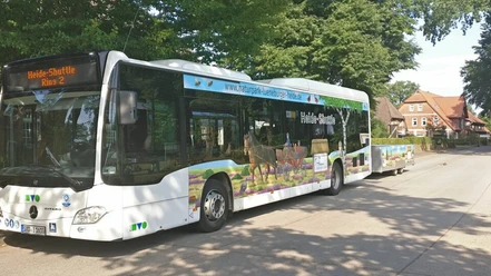 Heide-Shuttle, der kostenlose Freizeitbus Heide-Shuttle, der kostenlose Freizeitbus